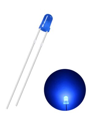 Diodo Led Azul Difuso 3mm