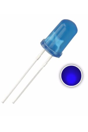 Diodo Led Azul Difuso 5mm