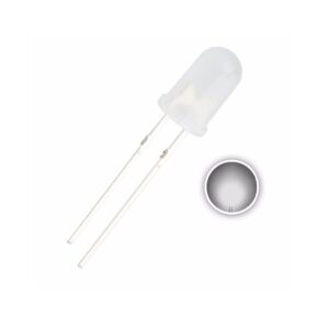 Diodo Led Blanco Difuso 5mm