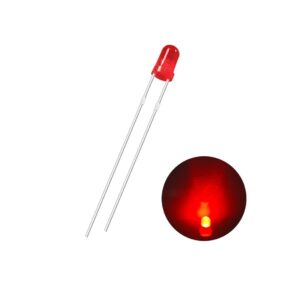 Diodo Led Rojo Difuso 3mm