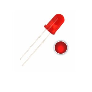 Diodo Led Rojo Difuso 5mm