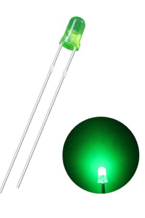 Diodo Led Verde Difuso 3mm