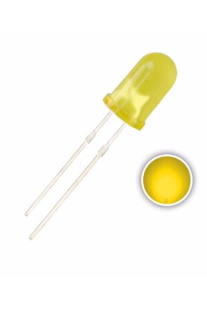 Diodo Led Amarillo Difuso 5mm