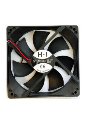 VENTILADOR PLASTICO 12V/0.25A/3W 120X120X25MM (CHINO)