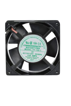 VENTILADOR 110VAC 120X120X38MM CON RODAJE COMMONWEALTH FP-108-1-110V