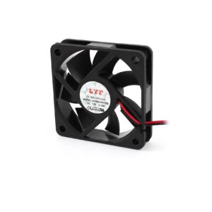 VENTILADOR PLASTICO 6X6X1.5CM 12V/0.18A /2.16W