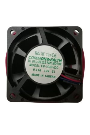VENTILADOR 12VDC 0.13A 60X60X25MM COMMONWEALTH FP-108F-12VDC