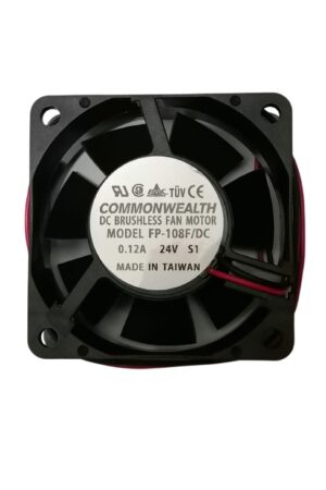 VENTILADOR 24VDC 0.12A 60X60X25MM COMMONWEALTH FP-108F-24VDC
