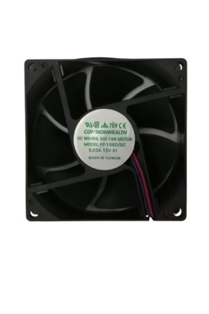 VENTILADOR 12VDC 0.20A 80X80X25MM COMMONWEALTH FP-108D-12VDC