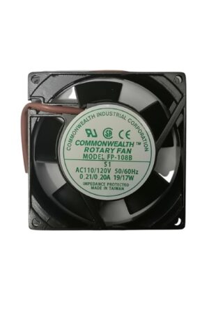 VENTILADOR 110VAC 0.20A 92X92X25MM COMMONWEALTH FP-108B-110V