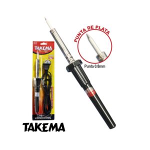 CAUTIN TIPO LAPIZ MANGO DE PLASTICO NEGRO PUNTA DE PLATA 30W