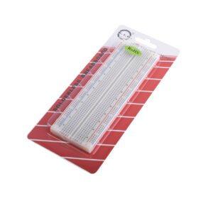 PROTOBOARD DE 830 PUNTOS BASE METALICA (BLANCO)