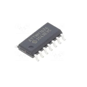 ATTINY1624-SSF MICROCONTROLADOR DE 8 BITS - MCU 20MHZ, 16KB, SOIC14, IND 125C, GREEN