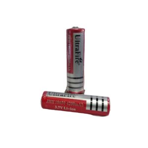 BATERIA ION DE LITIO (LI-ION) RECARGABLE TUBULAR, ROJA 18650 69X18MM 3.7V/1117MA (UNIDAD)