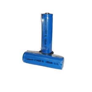 BATERIA ION DE LITIO (LI-ION) RECARGABLE TUBULAR,AZUL 14500 50X14MM 3.7V/1300MA
