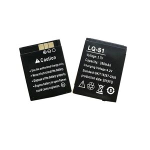 BATERIA POLIMERO DE LITIO LQ-S1 RECARGABLE PARA SMART WATCH DE 3,7V 380MAH PARA MODELOS LQ-S1, DJ, DZ09, GJD, AB-S1, HKS-S1, FYM-M9