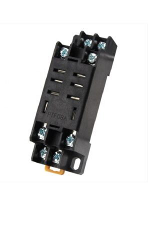 BASE DE RELAY PARA RIEL DIN MODELO (QLY2N) DE 8 PINES