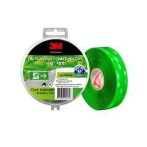 CINTA ADHESIVA DOBLE CONTACTO 2X2CM 19MM 5 METROS