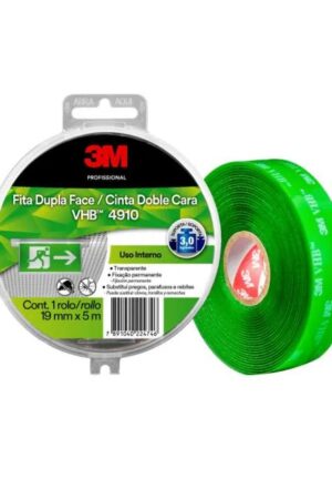 CINTA ADHESIVA DOBLE CONTACTO 2X2CM 19MM 5 METROS