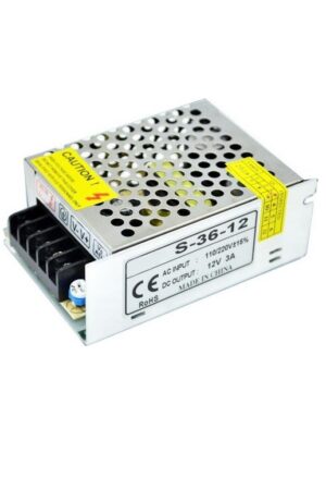FUENTE SWICHING METALICA 12VDC/3A