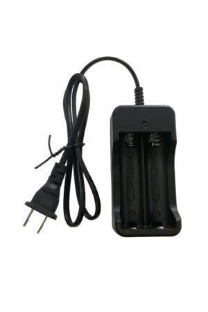 CARGADOR DE BATERIAS MODELO 18650 DE (2 BATERIAS) 4.2VDC/1A