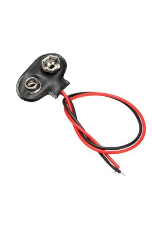 BROCHE PARA BATERIA MODELO 9V CABLE 10CM