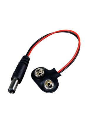 BROCHE PARA BATERIA MODELO 9V CON PLUG CABLE 10CM