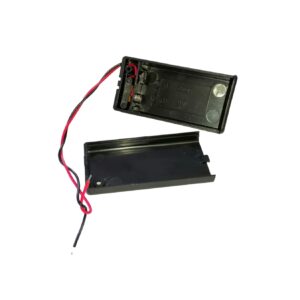 PORTA BATERIA MODELO 9V CON TAPA Y SWITCH