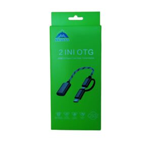 CABLE OTG ENTRADA USB / SALIDA DOBLE , MICRO USB Y TIPO C