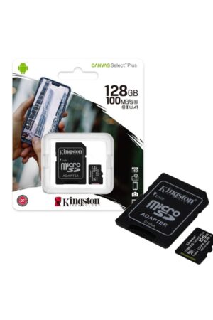 MEMORIA MICRO SD 128GB KINGSTON CANVAS SELECT PLUS UHS-I CLASE 10