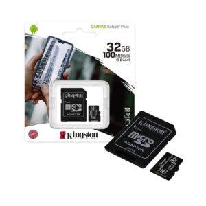 MEMORIA MICRO SD 32GB KINGSTON CANVAS SELECT PLUS UHS-I CLASE 10