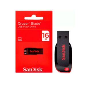 MEMORIA FLASH USB 16GB SANDISK CRUZER BLADE VER.2.0