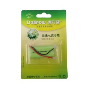 BATERIA NIQUEL METAL (NI-MH) RECARGABLE PARA TELEFONO 2.4V/800MA