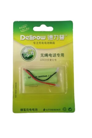 BATERIA NIQUEL METAL (NI-MH) RECARGABLE PARA TELEFONO 2.4V/800MA