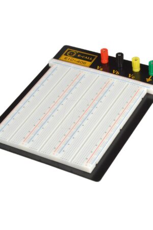 PROTOBOARD DE 2490 PUNTOS BASE NEGRA DE METAL (BLANCO)