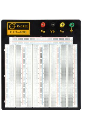 PROTOBOARD DE 3320 PUNTOS BASE NEGRA DE METAL (BLANCO)