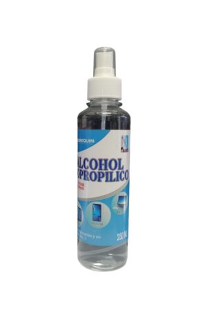 ALCOHOL ISOPROPILICO BOTELLA DE 250ML CON ATOMIZADOR