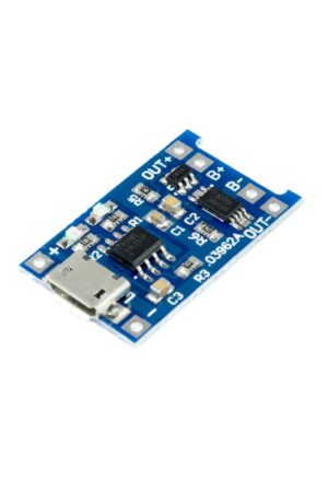 TP4056 MODULO CARGADOR DE BATERIAS DE LITIO CON PROTECCION (MICRO USB)