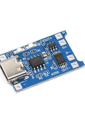 TP4056 MODULO CARGADOR CON PROTECCION PARA BATERIAS DE LITIO 3.7V (TIPO C)