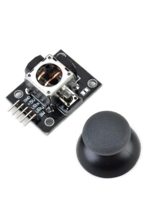 MODULO JOYSTICK (1 MANDO) DOBLE EJE DIRECCIONES: X Y, 2 ANALOGICAS (VRX-VRY) 1 DIGITAL DEL PULSADOR (SW).