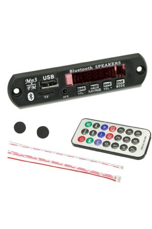 MODULO REPRODUCTOR MP3 CON BLUETOOH VER. 4.0 Y CONTROL REMOTO (LARGO)