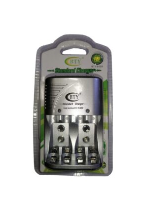 CARGADOR DE BATERIAS MODELO AA, AAA, 9V