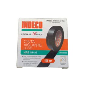 CINTA AISLANTE ELECTRICA DE VINIL USO GENERAL ,19MM X 0.15MM X 10M (COLOR NEGRO)