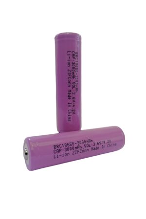 BATERIA ION DE LITIO (LI-ION) RECARGABLE TUBULAR, LILA 18650 69X18MM 3.7V/3000MA (UNIDAD)