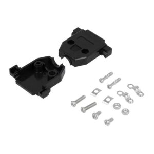 CAPUCHA PARA CONECTOR (DB15, 2 HILERAS) PLASTICO COLOR NEGRO