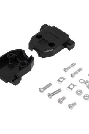CAPUCHA PARA CONECTOR (DB15, 2 HILERAS) PLASTICO COLOR NEGRO