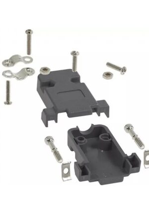 CAPUCHA PARA CONECTOR DB9 Y (DB15, 3 HILERAS) PLASTICO COLOR NEGRO