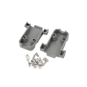 CAPUCHA PARA CONECTOR DB9 Y (DB15, 3 HILERAS) PLASTICO COLOR GRIS