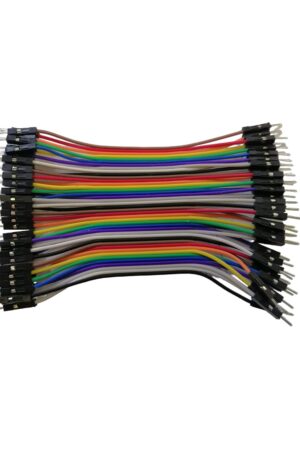 CABLE JUMPER PROTOBOARD (DUPONT) (40 PINES)(10CM) MACHO/MACHO