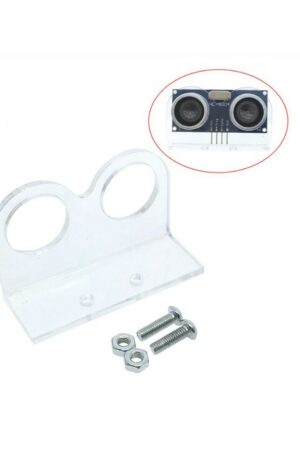 SOPORTE DE ACRILICO PARA SENSOR DE DISTANCIA ULTRASONIDO HC-SR04